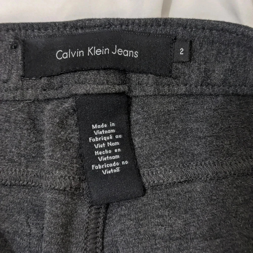 Calvin Klein Women's Stretch Ponte Pants, Color Charcoal Gray Size Various - Picture 10 of 12